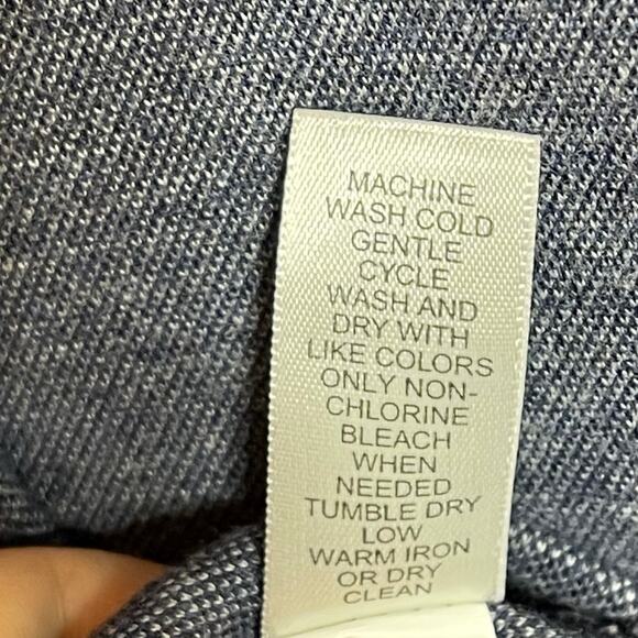 Banana Republic Heritage Moto Snap Button Long Sleeve Sweater Men’s Sz Large - Picture 6 of 7